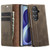 Samsung Galaxy Z Fold8 Ultra 5G CaseMe 033 Calf Leather Lining Microfibre RFID Blocking Phone Case - Coffee