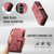 Samsung Galaxy Z Fold8 Ultra 5G CaseMe C30 Card Slots Zipper Wallet Leather Phone Case - Red