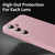Samsung Galaxy S24 FE 5G Smart View Window Leather Phone Case with Card Slot - Pink