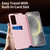 Samsung Galaxy S24 FE 5G Smart View Window Leather Phone Case with Card Slot - Pink