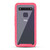 MyBat Splash Hybrid Case for TCL 10 5G UW T-mobile Revvl (non 5G) - Highly Transparent Clear / Red