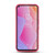 MyBat Splash Hybrid Case for TCL 10 5G UW T-mobile Revvl (non 5G) - Highly Transparent Clear / Red