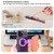 MyBat Pro Lychee Pattern Magnetic MagSafe Folding Card Holder - Brown