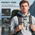 MyBat Pro Maverick Series MagSafe Case w/ Holster and Tempered Glass for Apple iPhone Air - Grey