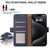 Google Pixel 11 / Pixel 11 Pro ABEEL Side-Magnetic Litchi Pattern Leather RFID Phone Case - Blue
