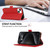Google Pixel 11 / Pixel 11 Pro ABEEL Side-Magnetic Litchi Pattern Leather RFID Phone Case - Red
