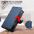 Google Pixel 11 / Pixel 11 Pro BETOPNICE Pearlescent RFID Vegan Leather Phone Case with Strap - Blue