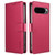 Google Pixel 11 / Pixel 11 Pro BETOPNICE Pearlescent RFID Vegan Leather Phone Case with Strap - Red