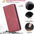Google Pixel 11 / Pixel 11 Pro BINFEN COLOR Calfskin Texture Magnetic RFID Vegan Leather Phone Case - Red
