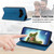 Google Pixel 11 / Pixel 11 Pro Business Solid Color Magnetic RFID Leather Phone Case - Blue