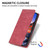 Google Pixel 11 / Pixel 11 Pro Business Solid Color Magnetic RFID Leather Phone Case - Red