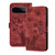 Google Pixel 11 / Pixel 11 Pro Butterfly Cat Embossing Flip Leather Phone Case - Red