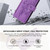 Google Pixel 11 / Pixel 11 Pro Butterfly Flower Zipper Wallet Vegan Leather Phone Case with Strap - Purple