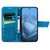 Google Pixel 11 / Pixel 11 Pro Butterfly Love Flower Embossed Leather Phone Case - Blue