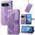 Google Pixel 11 / Pixel 11 Pro Butterfly Love Flower Embossed Leather Phone Case - Lavender