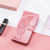 Google Pixel 11 / Pixel 11 Pro Butterfly Love Flower Embossed Leather Phone Case - Pink