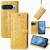 Google Pixel 11 / Pixel 11 Pro Cat and Dog Embossed Leather Phone Case - Yellow