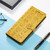 Google Pixel 11 / Pixel 11 Pro Cat and Dog Embossed Leather Phone Case - Yellow