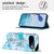 Google Pixel 11 / Pixel 11 Pro Colored Drawing Pattern Plain Weave Leather Phone Case - Tower Butterfly