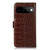 Google Pixel 11 / Pixel 11 Pro Crocodile Top Layer Cowhide Leather Phone Case - Brown