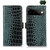 Google Pixel 11 / Pixel 11 Pro Crocodile Top Layer Cowhide Leather Phone Case - Green