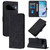 Google Pixel 11 / Pixel 11 Pro Crossbody 3D Embossed Flip Leather Phone Case - Black