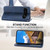 Google Pixel 11 / Pixel 11 Pro Cubic Grid Calf Texture Magnetic Leather Phone Case - Blue