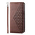 Google Pixel 11 / Pixel 11 Pro Cubic Grid Calf Texture Magnetic Leather Phone Case - Brown