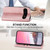 Google Pixel 11 / Pixel 11 Pro Cubic Grid Calf Texture Magnetic Leather Phone Case - Rose Gold
