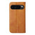Google Pixel 11 / Pixel 11 Pro Cubic Grid Calf Texture Magnetic Leather Phone Case - Yellow