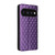Google Pixel 11 / Pixel 11 Pro Cubic Grid Texture Flip Leather Phone Case - Purple
