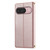 Google Pixel 11 / Pixel 11 Pro Cute Cats Magnetic Closure Vegan Leather Phone Case with Strap - Rose Gold