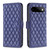 Google Pixel 11 / Pixel 11 Pro Diamond Lattice Wallet Leather Flip Phone Case - Blue