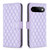 Google Pixel 11 / Pixel 11 Pro Diamond Lattice Wallet Leather Flip Phone Case - Purple