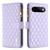 Google Pixel 11 / Pixel 11 Pro Diamond Lattice Zipper Wallet Leather Flip Phone Case - Purple