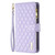 Google Pixel 11 / Pixel 11 Pro Diamond Lattice Zipper Wallet Leather Flip Phone Case - Purple