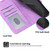 Google Pixel 11 / Pixel 11 Pro Dierfeng Dream Line TPU Hybrid PU Leather Phone Case - Purple