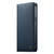 Google Pixel 11 / Pixel 11 Pro Dierfeng Metal Snap Magnetic RFID Vegan Leather Phone Case - Blue