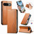Google Pixel 11 / Pixel 11 Pro Elastic Wristband Magnetic Suction Leather Phone Case - Brown