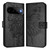 Google Pixel 11 / Pixel 11 Pro Embossed Butterfly Leather Phone Case - Black