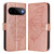 Google Pixel 11 / Pixel 11 Pro Embossed Butterfly Leather Phone Case - Rose Gold