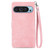 Google Pixel 11 / Pixel 11 Pro Embossed Flower Zipper Leather Phone Case - Pink