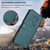 Google Pixel 11 / Pixel 11 Pro Embossed Heart Cat Leather Phone Case with Hand Strap - Dark Green