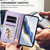 Google Pixel 11 / Pixel 11 Pro Embossed Heart Cat Leather Phone Case with Hand Strap - Light Purple