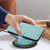 Google Pixel 11 / Pixel 11 Pro Embossed Heart Cat Leather Phone Case with Hand Strap - Mint Green