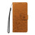 Google Pixel 11 / Pixel 11 Pro Embossed Heart Dog RFID Blocking Wallet Leather Phone Case - Brown