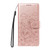 Google Pixel 11 / Pixel 11 Pro Embossed Heart Dog RFID Blocking Wallet Leather Phone Case - Rose Gold