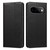 Google Pixel 11 / Pixel 11 Pro Embossed Meander Pattern RFID Vegan Leather Phone Case - Black
