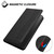 Google Pixel 11 / Pixel 11 Pro Embossed Meander Pattern RFID Vegan Leather Phone Case - Black