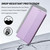 Google Pixel 11 / Pixel 11 Pro Embossed Meander Pattern RFID Vegan Leather Phone Case - Light Purple